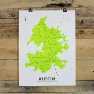 Illustration for article titled Maps of Cities Transformed Into Leaves